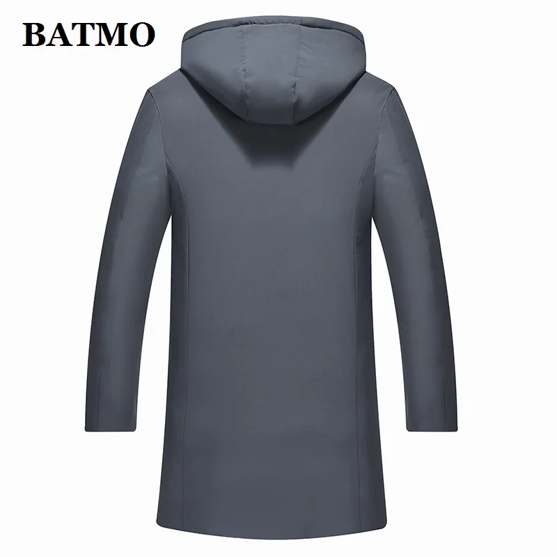 BATMO 2019 Новое поступление зимние высококачественные мужские парки с капюшоном
