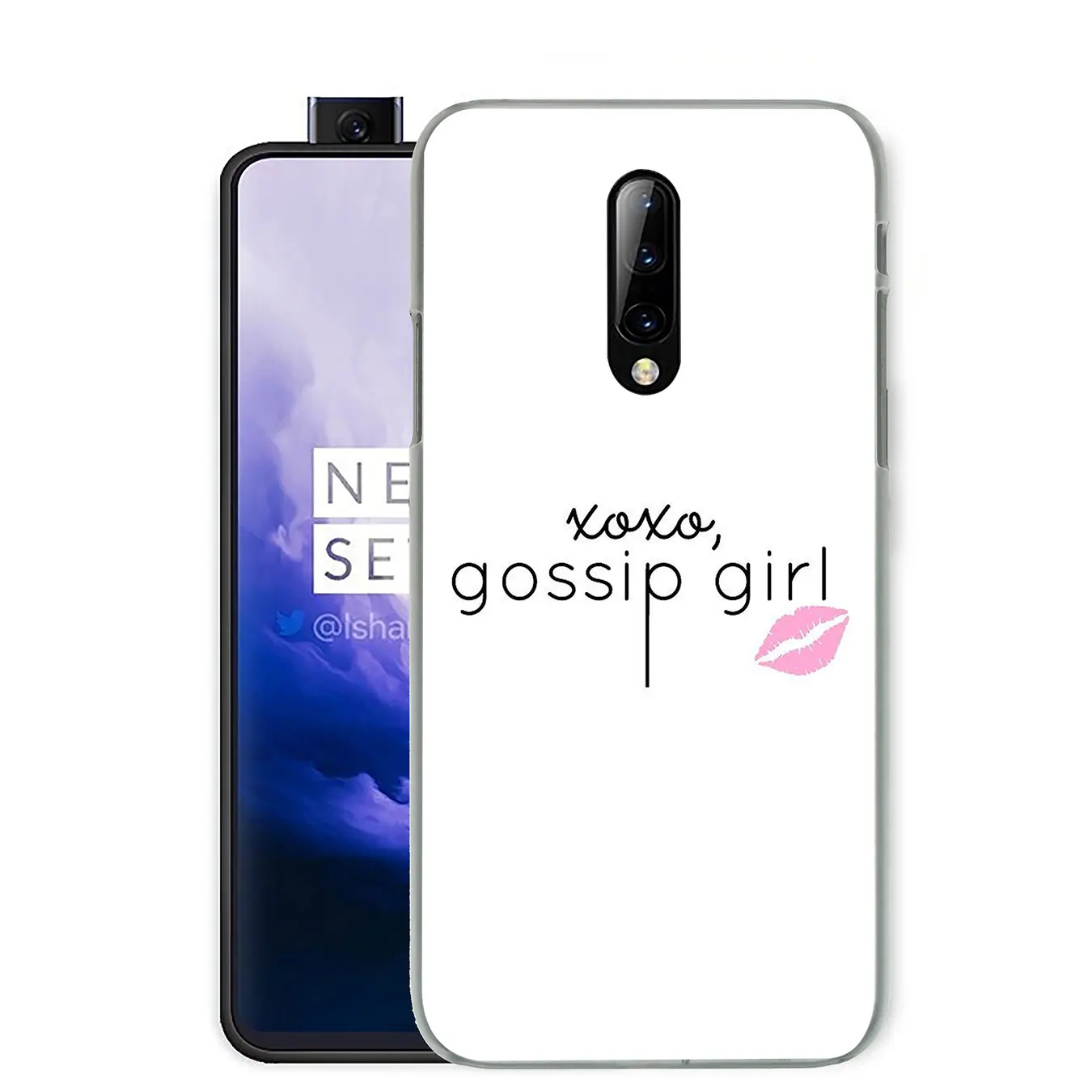 Красивый Сплетница жесткий пластиковый чехол для сотового телефона Oneplus 7 7T Pro 6 6T 5