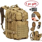 Водонепроницаемый нейлоновый рюкзак 30L50L1000D, уличные военные рюкзаки Molle, тактические Спортивные Рюкзаки для треккинга, рыбалки, охоты, рюкзаки