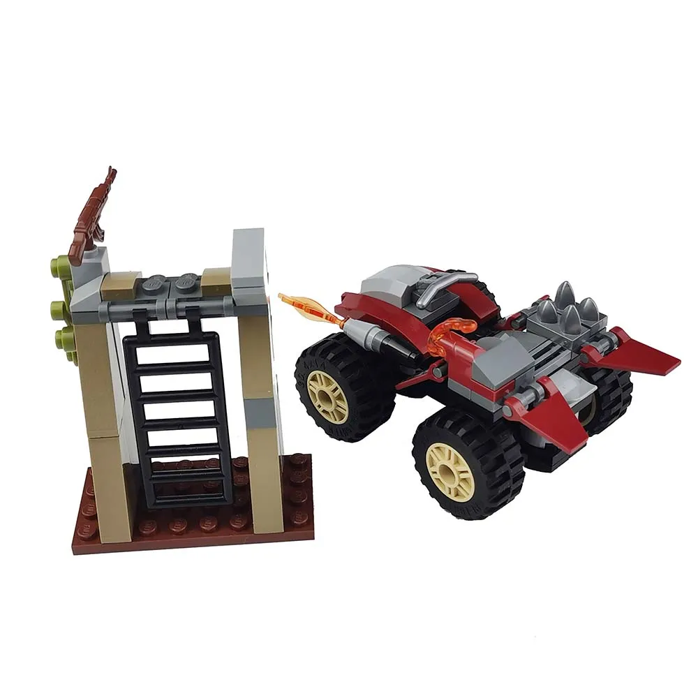 Просветить строительные блоки для детей по силы гром Миссия горой 128 шт.