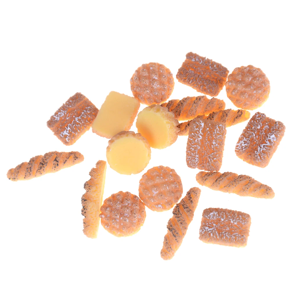 6 шт./лот мини искусственный хлеб 1:12 кукольный домик миниатюрная хлебопечка для