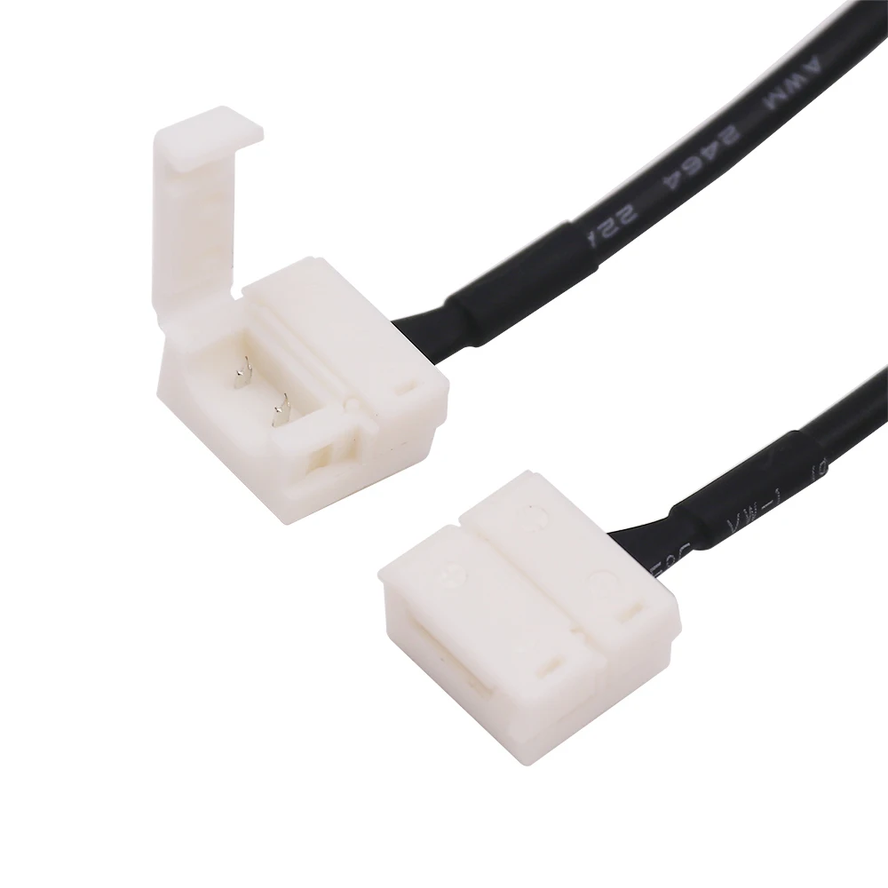 1/5 шт. 2-контактный разъем кабеля 5 5*2 1 мм без пайки для 10 PCB DC5V DC12V одноцветная