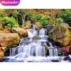 MomoArt Алмазная картина водопад Алмазная вышивка Ландшафтная мозаика с бриллиантами полностью квадратная дрель стразы украшение для дома