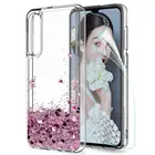 Чехол с блестками и зыбучим песком для VIVO V17 V15 V11 V9 Pro Y19 Y17 Y12 Y3 Z6 Z5X Z1 X30 Pro NEX3 S5 S6 Y7S Y5S IQOO 3 NEO чехол с жидкостью