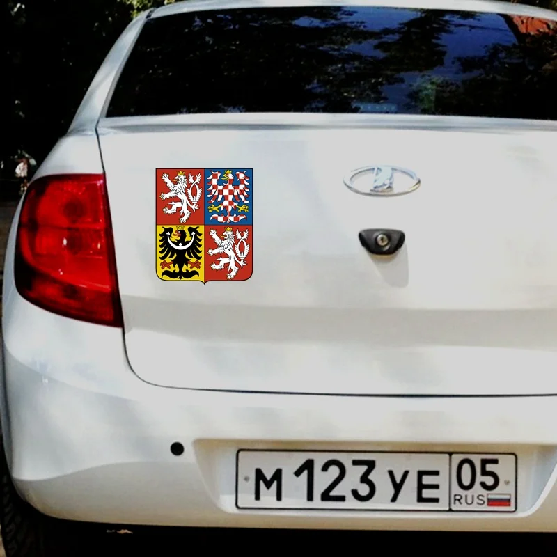 Tri Mishki WCS692 герб Чешская Республика автомобильные стикеры цветные Переводные