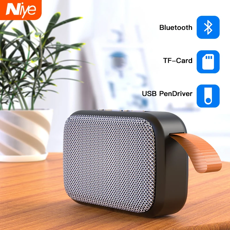 Niye Bluetooth Динамик открытый Портативный сабвуфер USB Беспроводной s 6D стерео