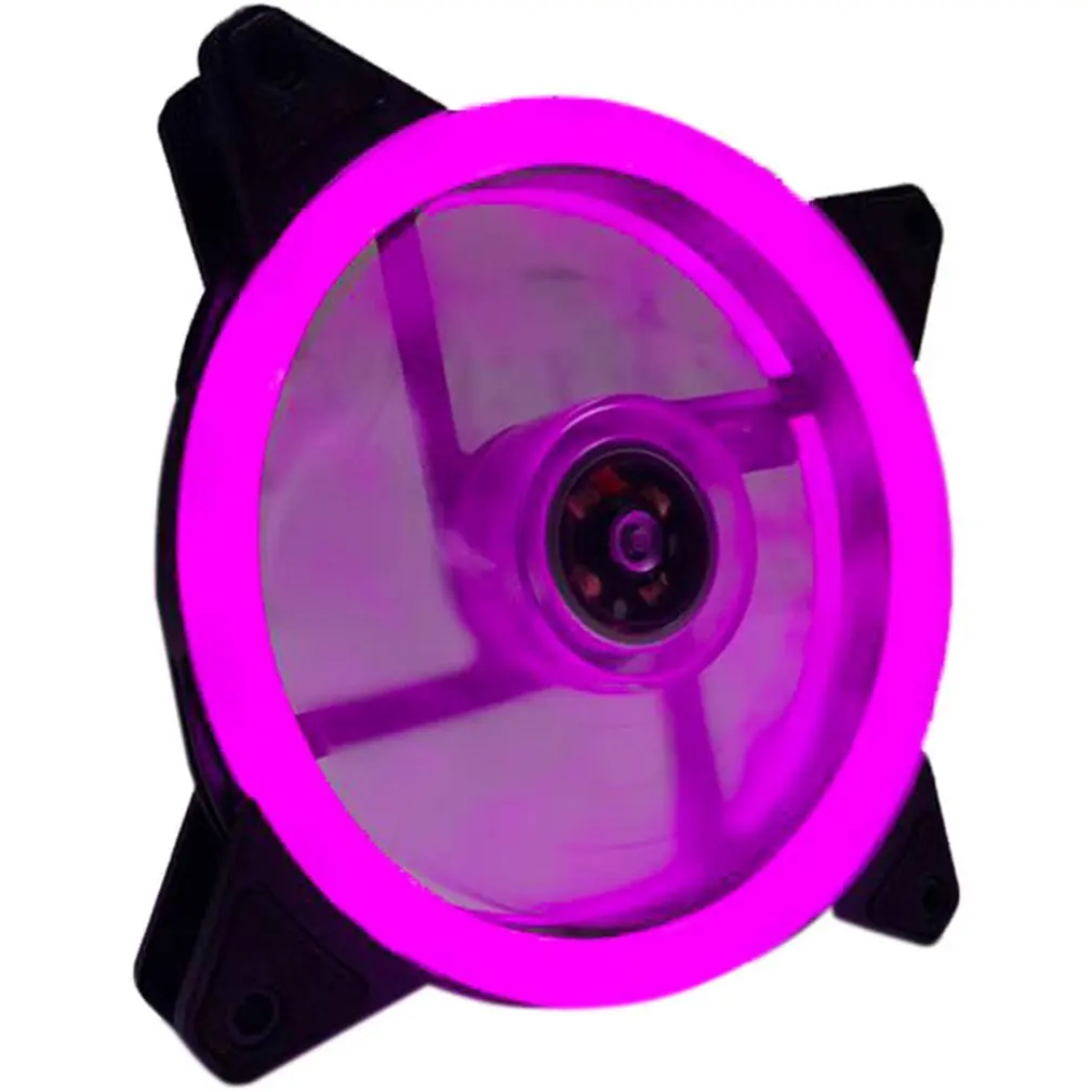 

12cm Dual Aurora Dual Aperture Fan RGB Case Fan Pc Case Fan Glare Coolercase Verstelbare Computer Koelventilator