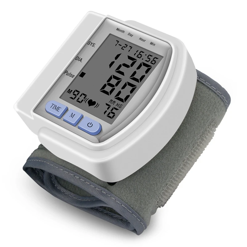 

Wrist Electronic Sphygmomanometer Intelligent Voice Blood Pressure Monitor M5TD