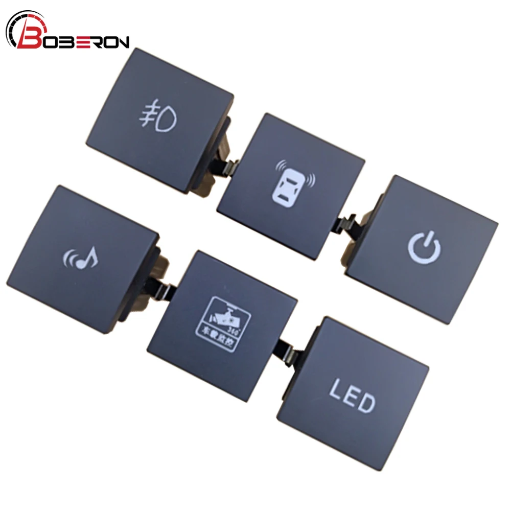 

Car Front Fog Light Packing Radar Power On Off Music Camera Recorder Monitor LED Light Switch with Wire For VW Jetta Golf 6 MK6