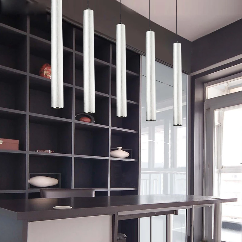 Матовая золотистая/Серебристая светодиодная Подвесная лампа 5 Вт современная с