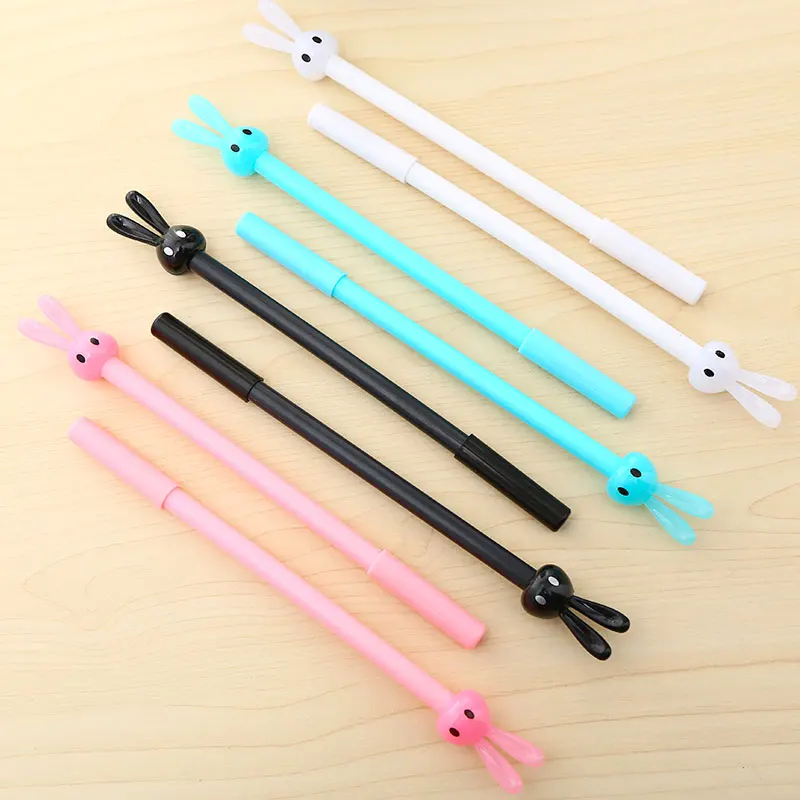 Корейский Kawai кролик гелевая ручка Kawaii мультфильм животное канцелярские товары
