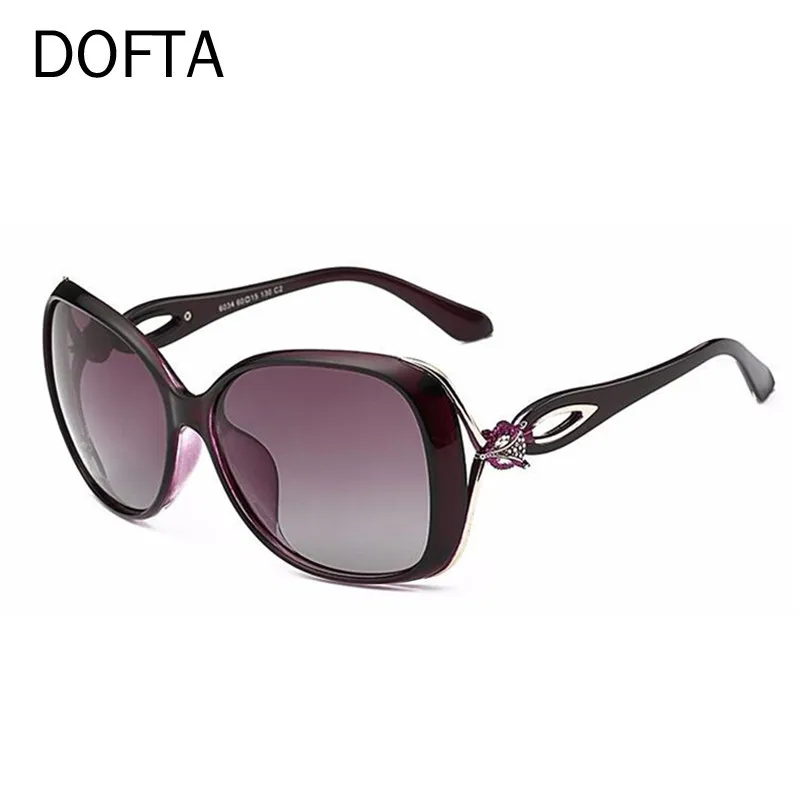 DOFTA роскошные солнцезащитные очки Для женщин Поляризованные Солнцезащитные
