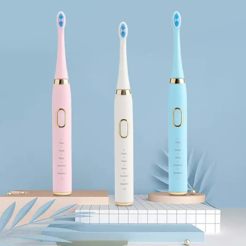 Электрическая зубная щетка ультразвуковой прибор для чистки зубов с USB зарядкой