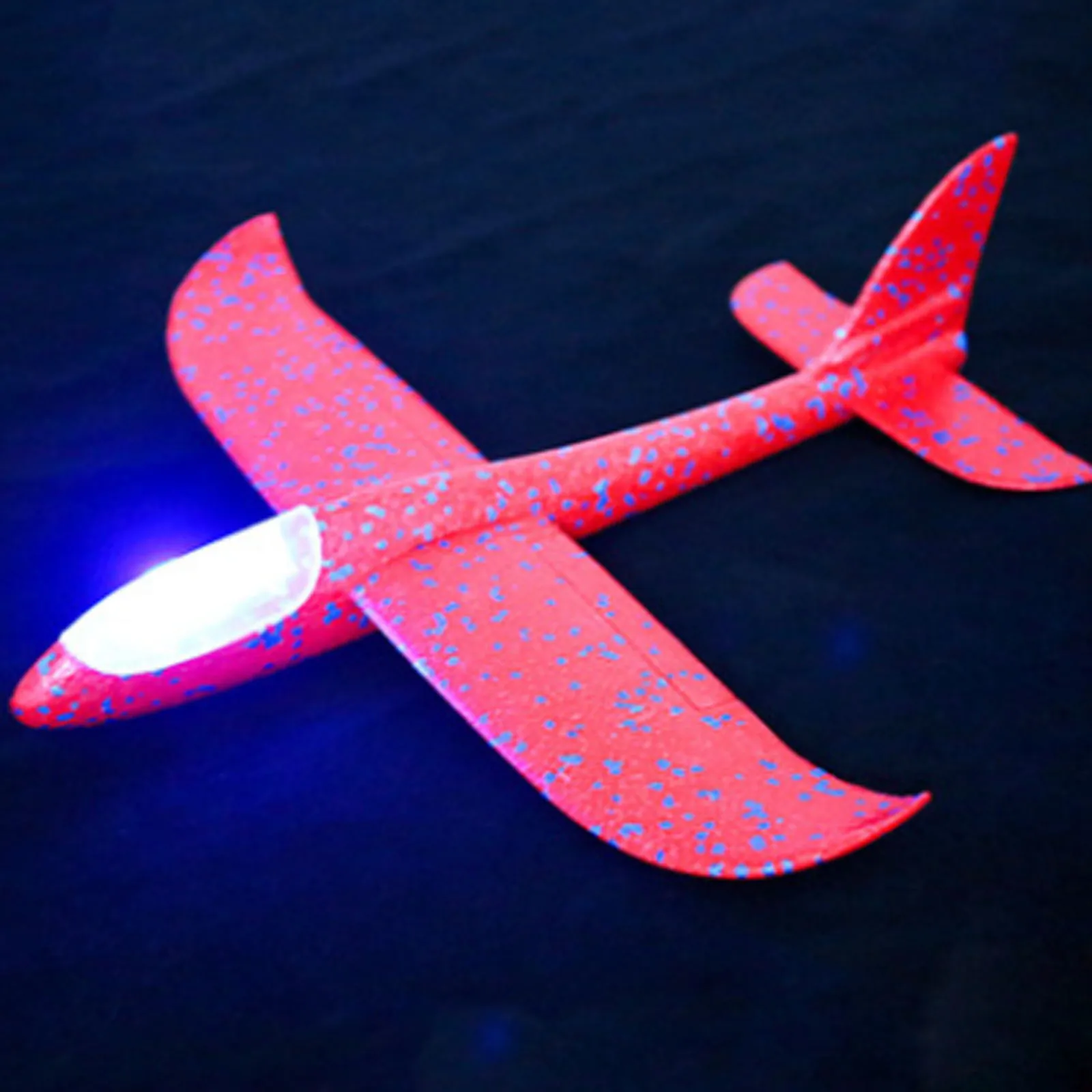 Foam Hand Throwing LED Airplanes toy 48cm Flight Mode Glider Inertia Planes Model Aircraft for Kids Outdoor Sport |