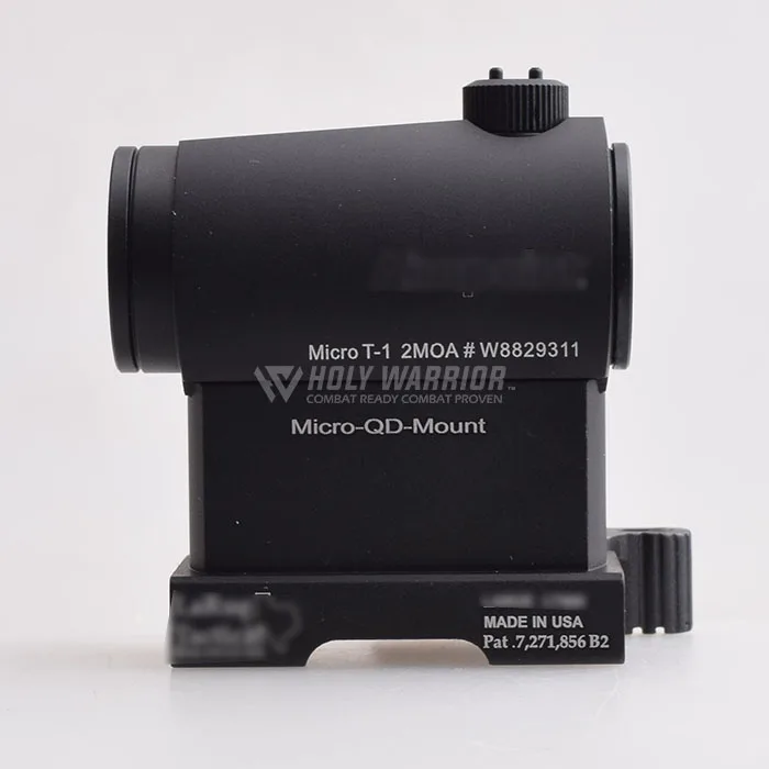 Тактический точечный прицел Mini 1X24 T1 Rifescope с подсветкой снайпер красный зеленый