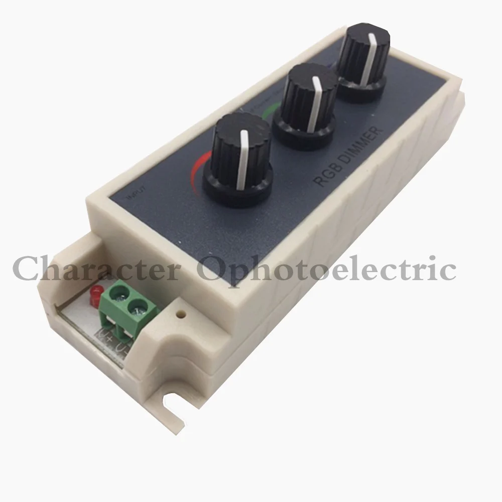 

5PCS DC12-24V 3A rgb controller 3 channel RGB led dimmer controller for led strip 3528 5050