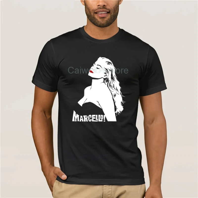 Marcello! (La Dolce Vita) Футболка с круглым вырезом футболка короткими рукавами топ модная