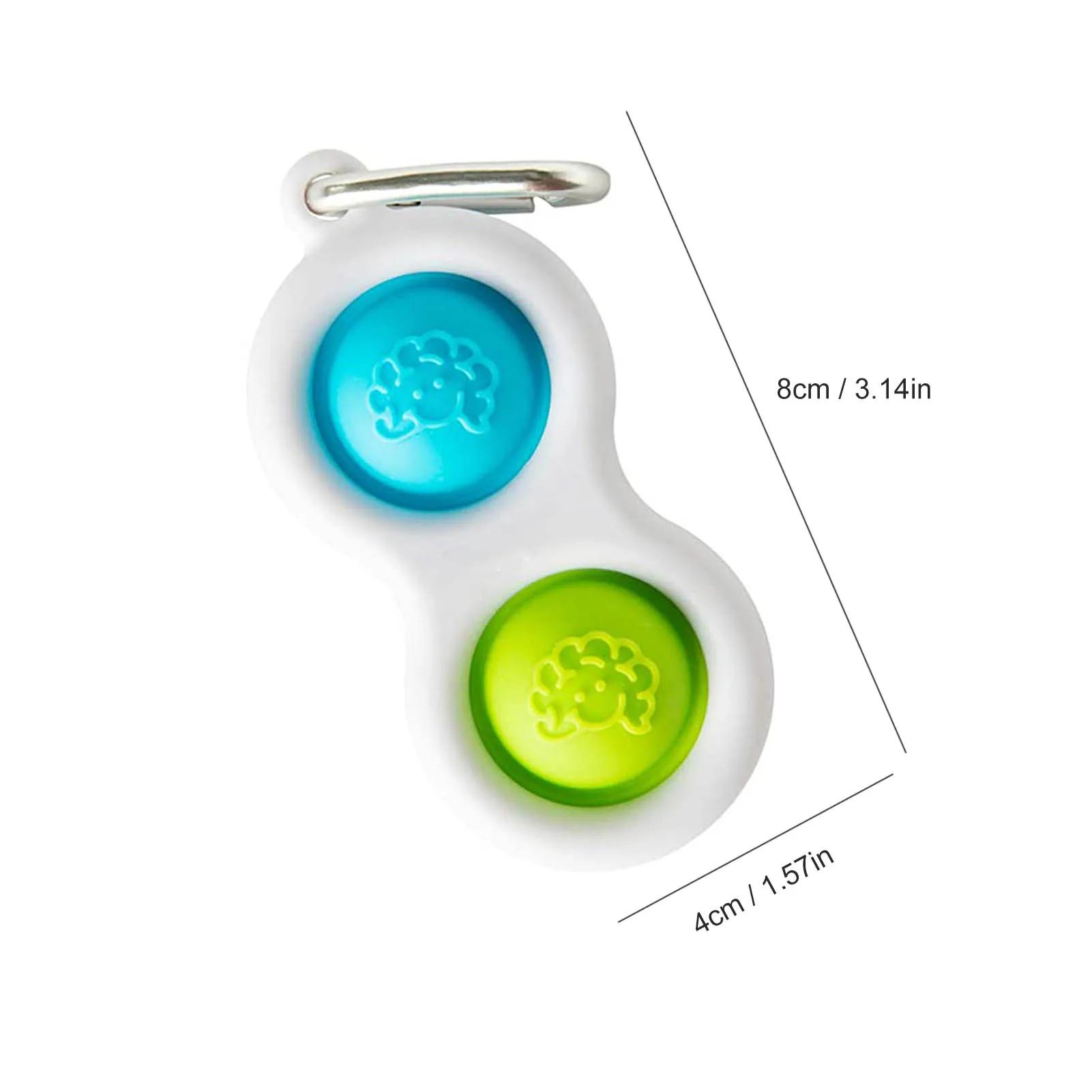 

1pc Fidget Toys Simple Dimple Decompression Antistress Sensory Toy Anti Stress Relief Hand Squeeze Toys For Kids Adults Children