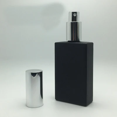 Spray Bottle 50 мл матовый черный пустой стеклянный флакон-спрей для духов, элегантный портативный распылитель духов, Удобный флакон для лосьона/эмульсии для путешественника - Цвет: Spray Bottle