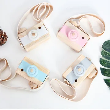 

Cute Wooden Camera Baby Kids Hanging Camera Photography Prop Decoration Children Educational Toy Birthday Christmas Gifts