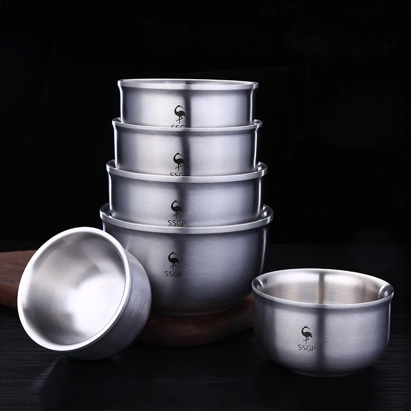 Чаша из нержавеющей стали детская изоляции анти обжигающий станок для взрослых