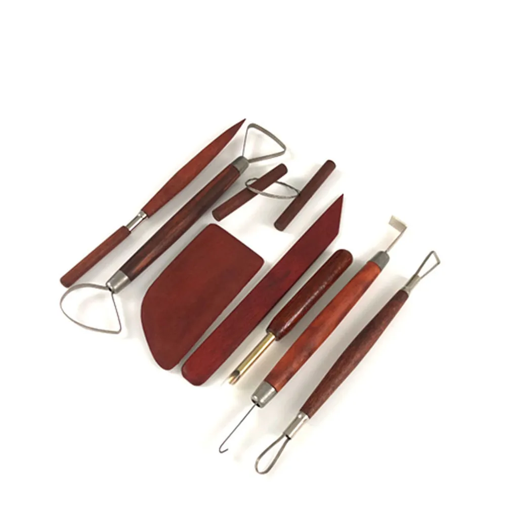 Инструменты для лепки глины высококачественная керамика красное дерево