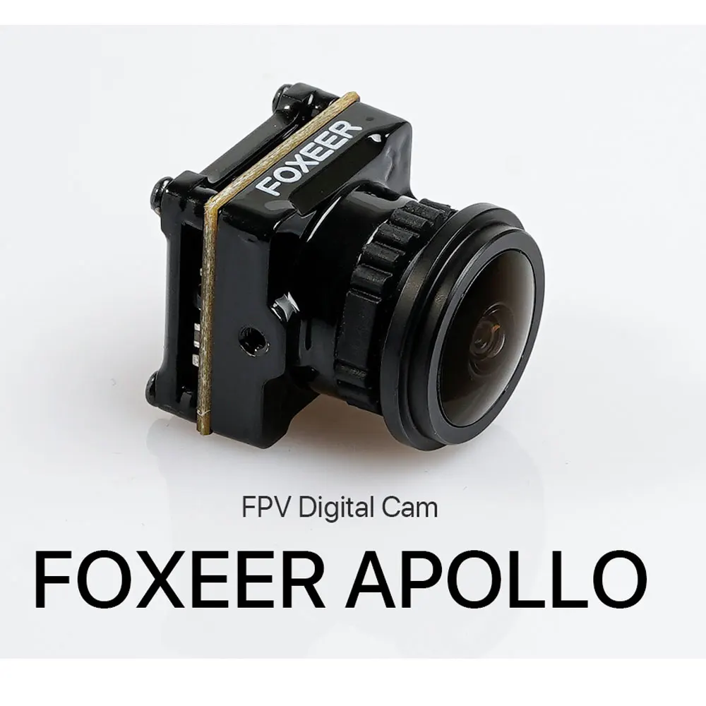 

Foxeer Apollo Digital 720P 60fps 3ms Low Latency FPV Camera 19X19mm for DJI FPV Air Unit Caddx Vista HD FPV System