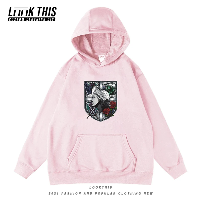 

Attack on Titan Print Child Hoodies Sweatshirt Harajuku Hoodie for Teens Clothing Tops Hat Outerwear Fleece Hooded Sweatshirt