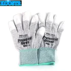 Антистатические перчатки RELIFE RL-063, антискользящие, антистатические, рабочие перчатки с полиуретановым покрытием для защиты пальцев, для ремонта компьютеров и телефонов