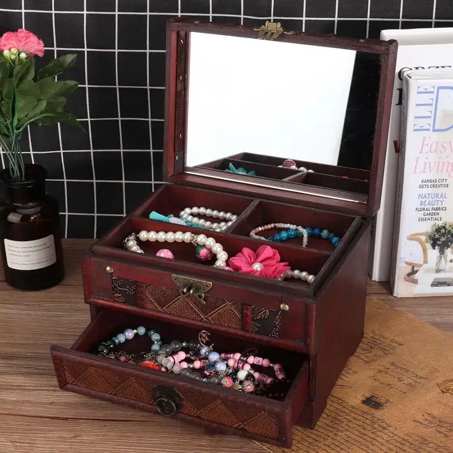 Многослойный футляр для хранения ювелирных изделий многослойный Чехол