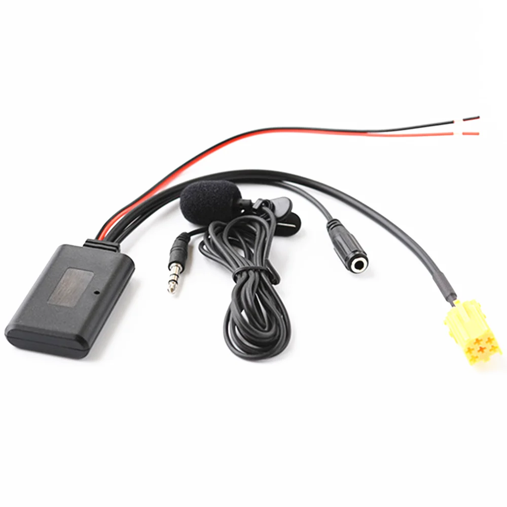 Автомобильный Bluetooth адаптер AUX беспроводной микрофон для телефонных звонков Fiat