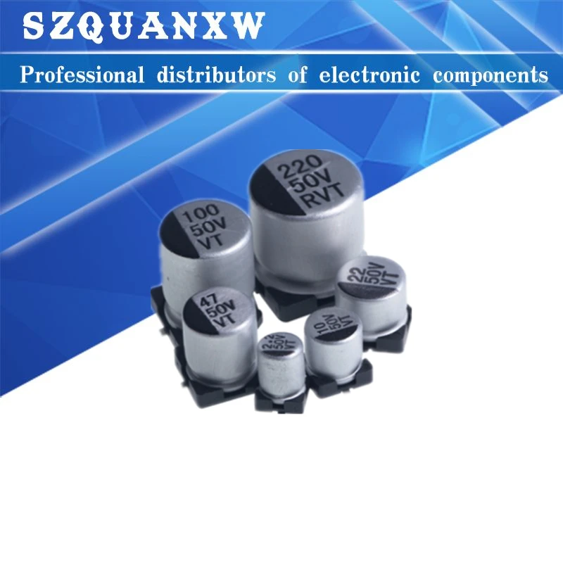 

20pcs SMD Electrolytic capacitor aluminum 6.3V 10V 16V 25V 35V 50V 1UF 2.2UF 4.7UF 10UF 47UF 100UF 220UF 330UF 470UF 680UF