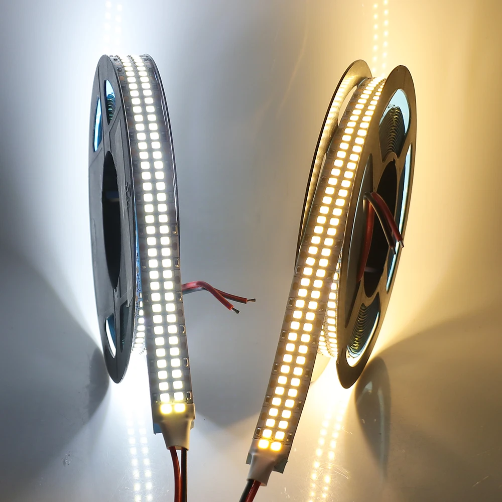 Светодиодсветильник лента 480 SMD гибкая двухрядная LED полоска 2835 для украшения