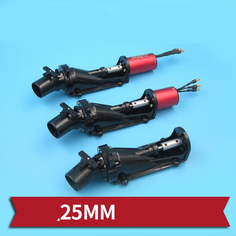 

1Set RC Boat 25mm Water Thruster Waterproof Spray Pump High Speed Water Jet Pumps with 2835 2850 Brushless Motor+Cooling Jacket