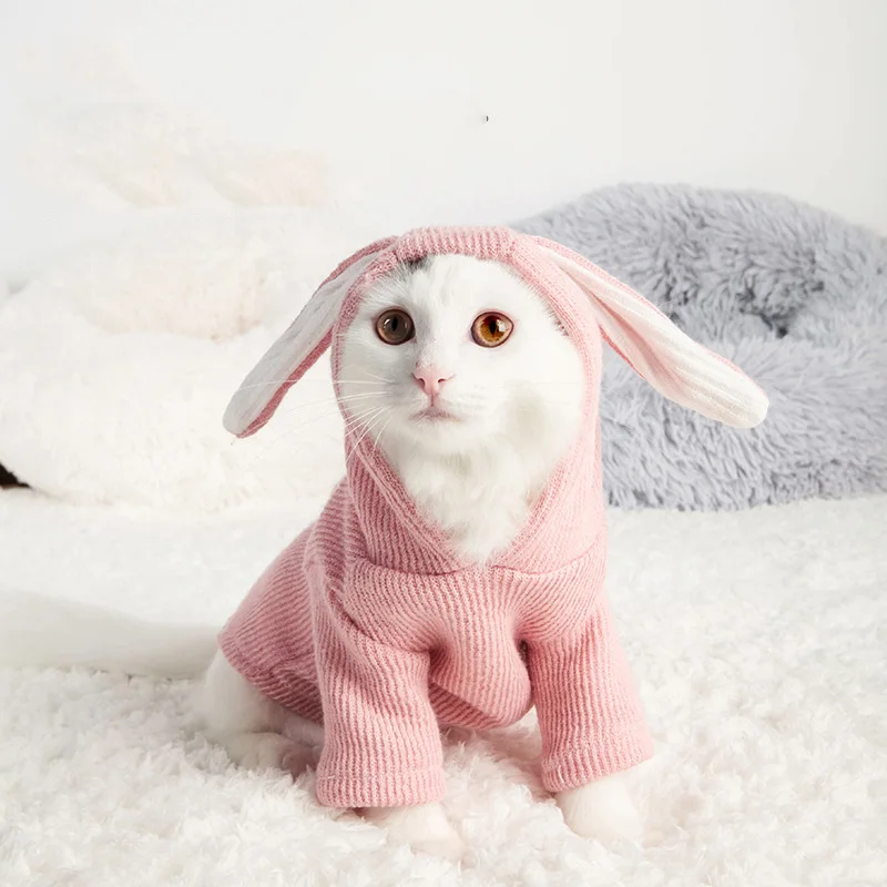 Теплая одежда для кошек зимняя куртка щенка и котенка маленьких средних собак