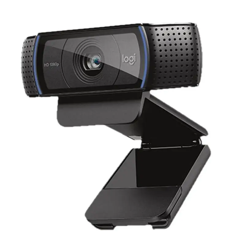Лидер продаж веб-Камера однотонные Цвет logitech C920 Широкоэкранный Автофокус HD 1080P Встроенный микрофон вебкамера с usb-разъемом для компьютера