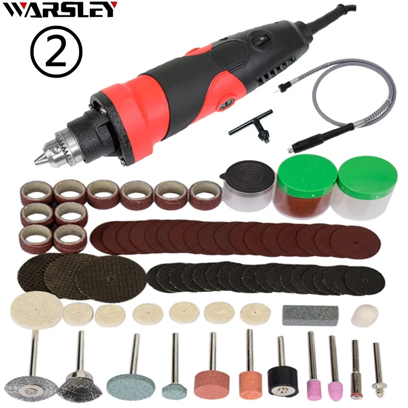W-DM0002 400 Вт гравер Dremel электрическая дрель гравировальная ручка шлифовальный станок Мини дрель DIY дрель Электрический Роторный инструмент мини-мельница шлифовальный станок - Цвет: W-DM0002