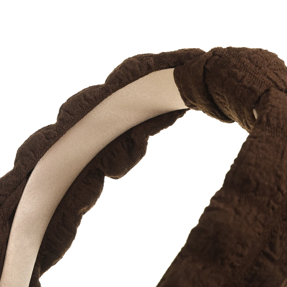 Резинка для волос LEVAO с узлом простой плиссированный бандаж элегантный