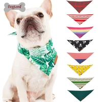 various pattern pet dog bow tie collar head scarfs dog bandana triangle bibs dog kerchief