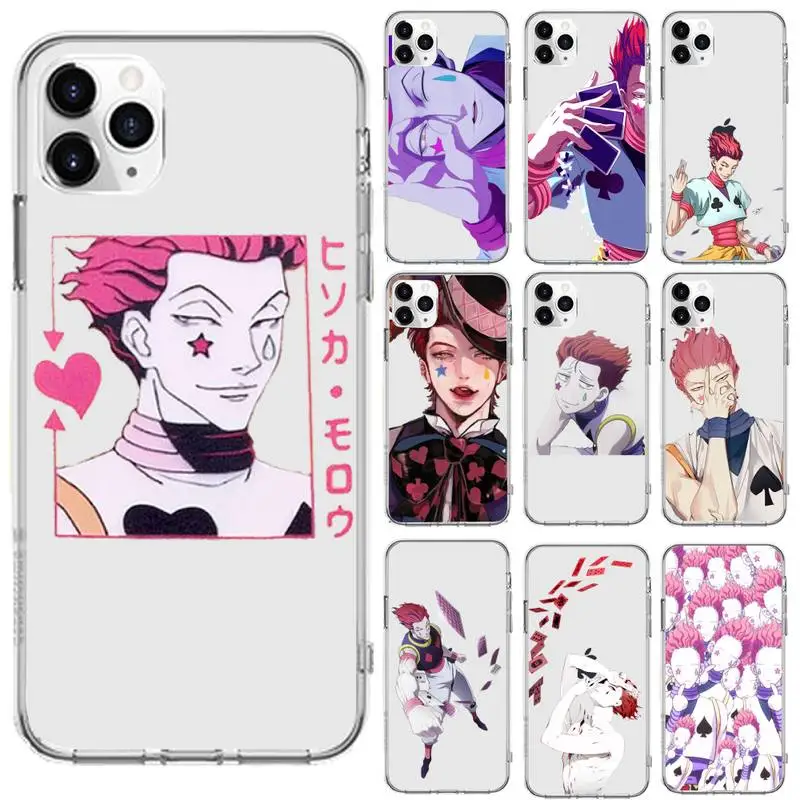 Чехол для телефона Hisoka Hunter X hunter прозрачный iPhone 6 7 8 11 12 s mini pro XS XR MAX Plus|Бамперы| |