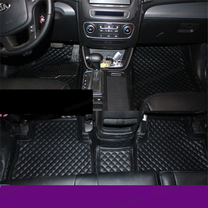Кожаные автомобильные коврики Lsrtw2017 для Kia Sorento Prime 2010 2011 2012 2013 2014 2015 2016 2017 2018 2019 2020