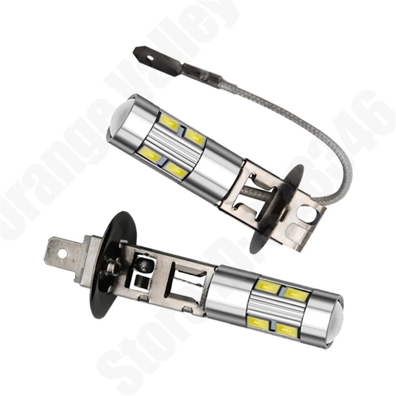 2 шт. энергосберегающие лампы H1 H3 5630 SMD 10 Светодиодный Противотуманные фары для