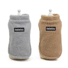 Пальто для домашних животных, собака, кашемировый жилет, Тедди, простая ткань, Такса, модная куртка, одежда для щенков, парки чихуахуа