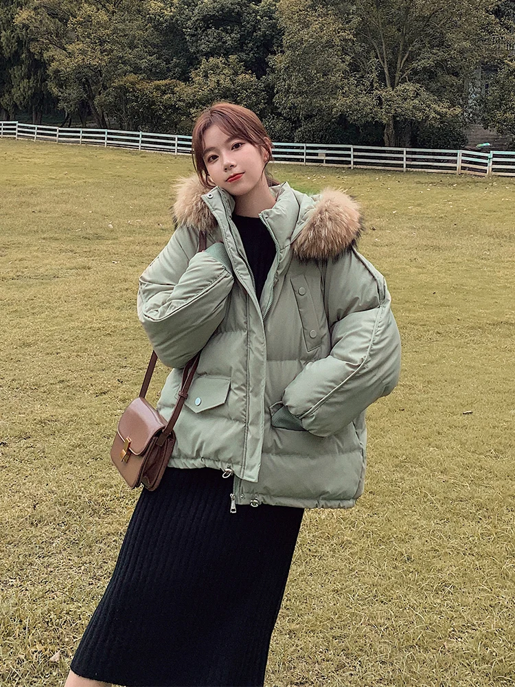 

Cotton padded jacket new women's winter cotton padded jacket Korean version loose ins thickened short down cotton coat for stude