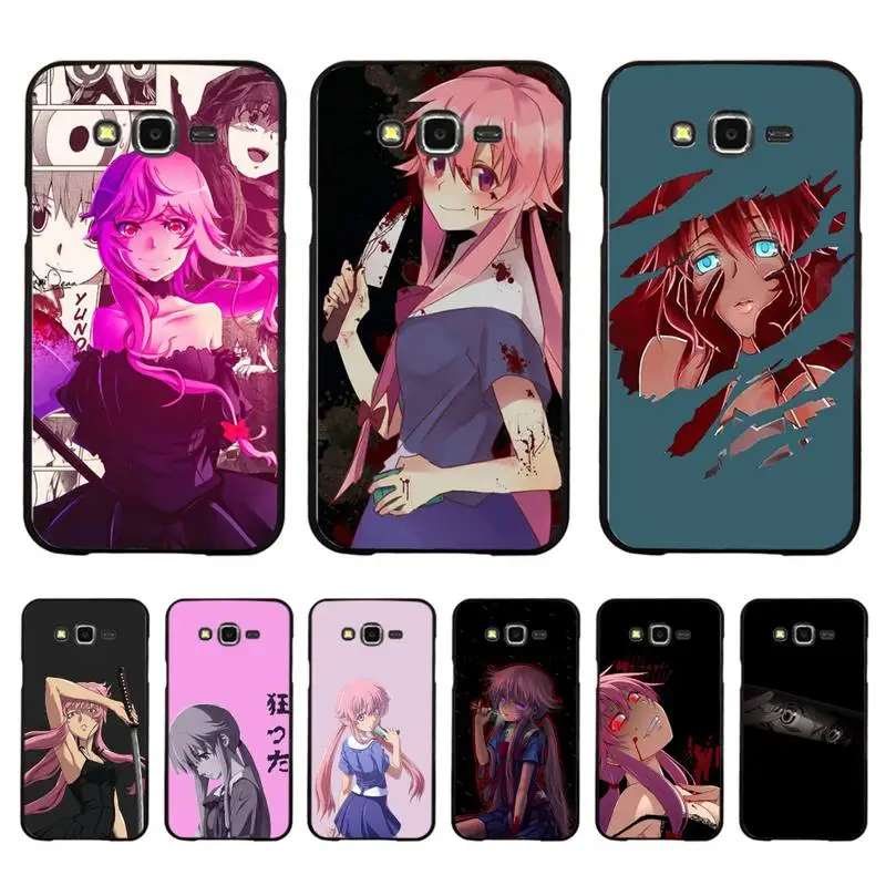 

Mirai Nikki Future Diary Gasai Yuno Phone Case For Samsung Galaxy J4plus J6 J5 J72016 J7prime cover for J7Core J6plus