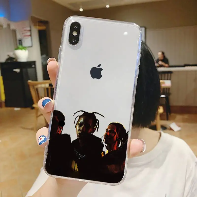 

Asap Rocky American rapper Phone Case Transparent for iPhone 6 7 8 11 12 s mini pro X XS XR MAX Plus