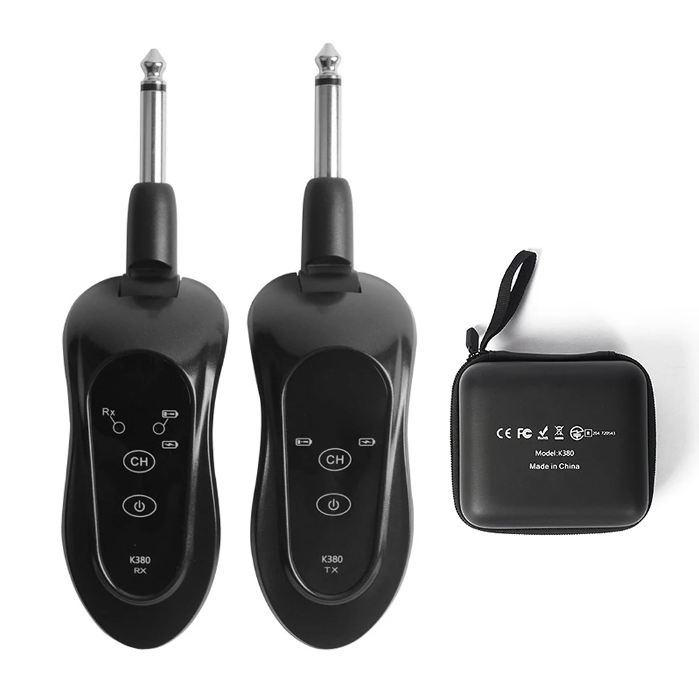 Беспроводная гитарная система K380Y, перезаряжаемая семейная электрическая гитара, бас-пикап
