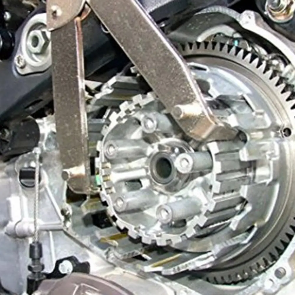 Motorcycle Motorbike Aluminum Flywheel Holder Clutch Pliers Fixing Repair Tool Spanner Remover Puller
