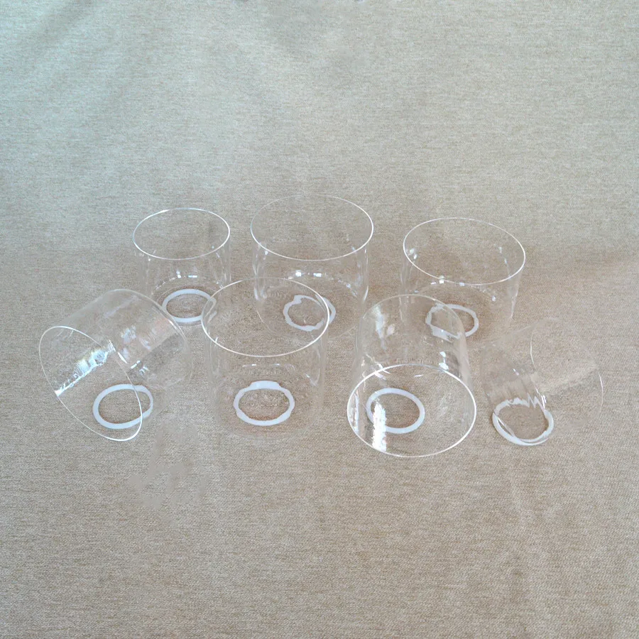 7 дюймов G note плоская Нижняя кристальная Поющая чаша прозрачная для звукового