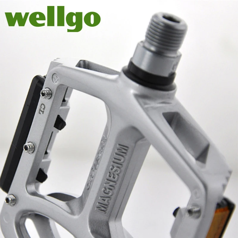 Wellgo MG-1 супер светильник качество agnesium велосипедные педали противоскользящие для